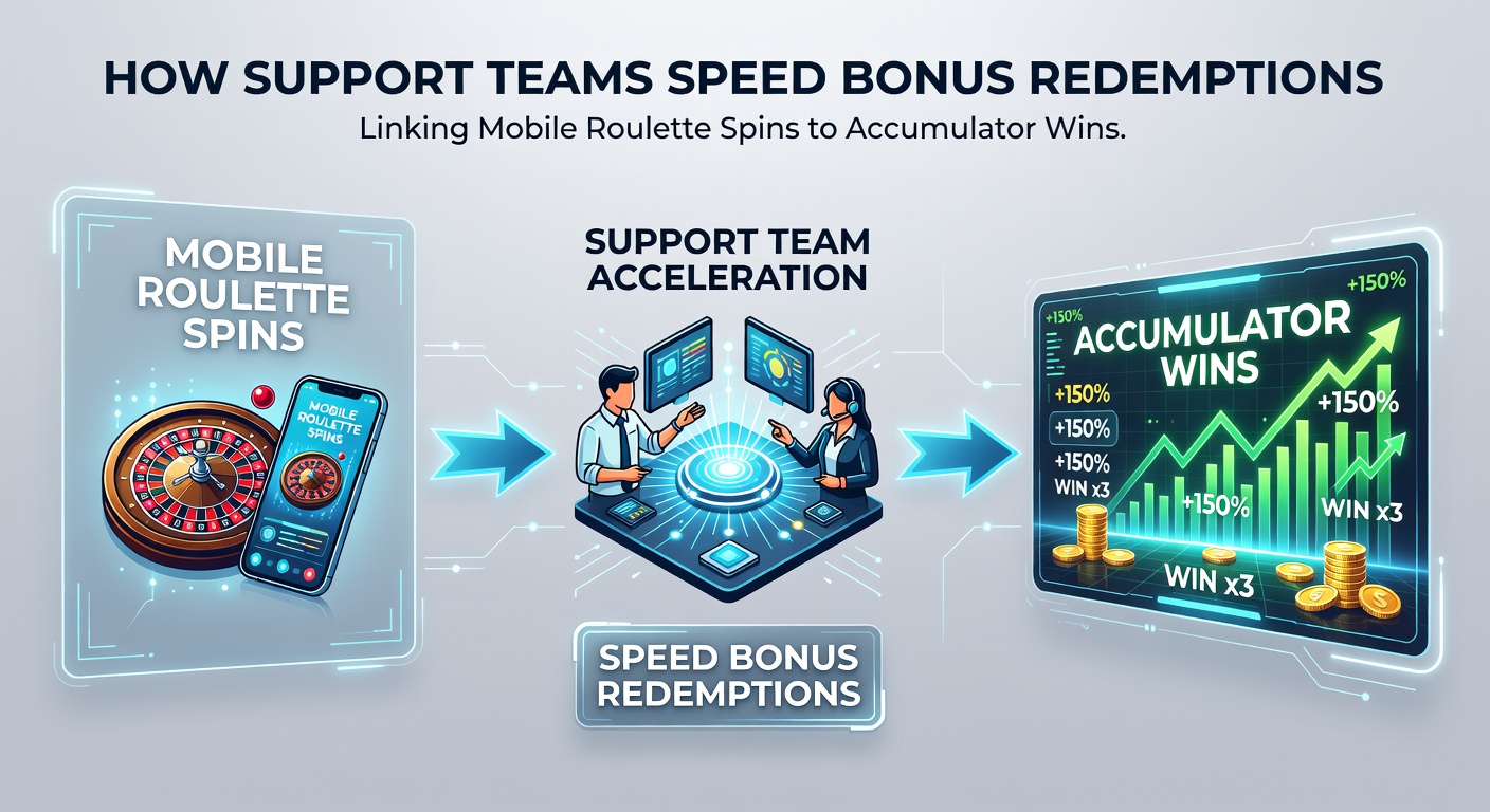 Mobile device displaying linked roulette spins and accumulator win notifications processed through customer support channels