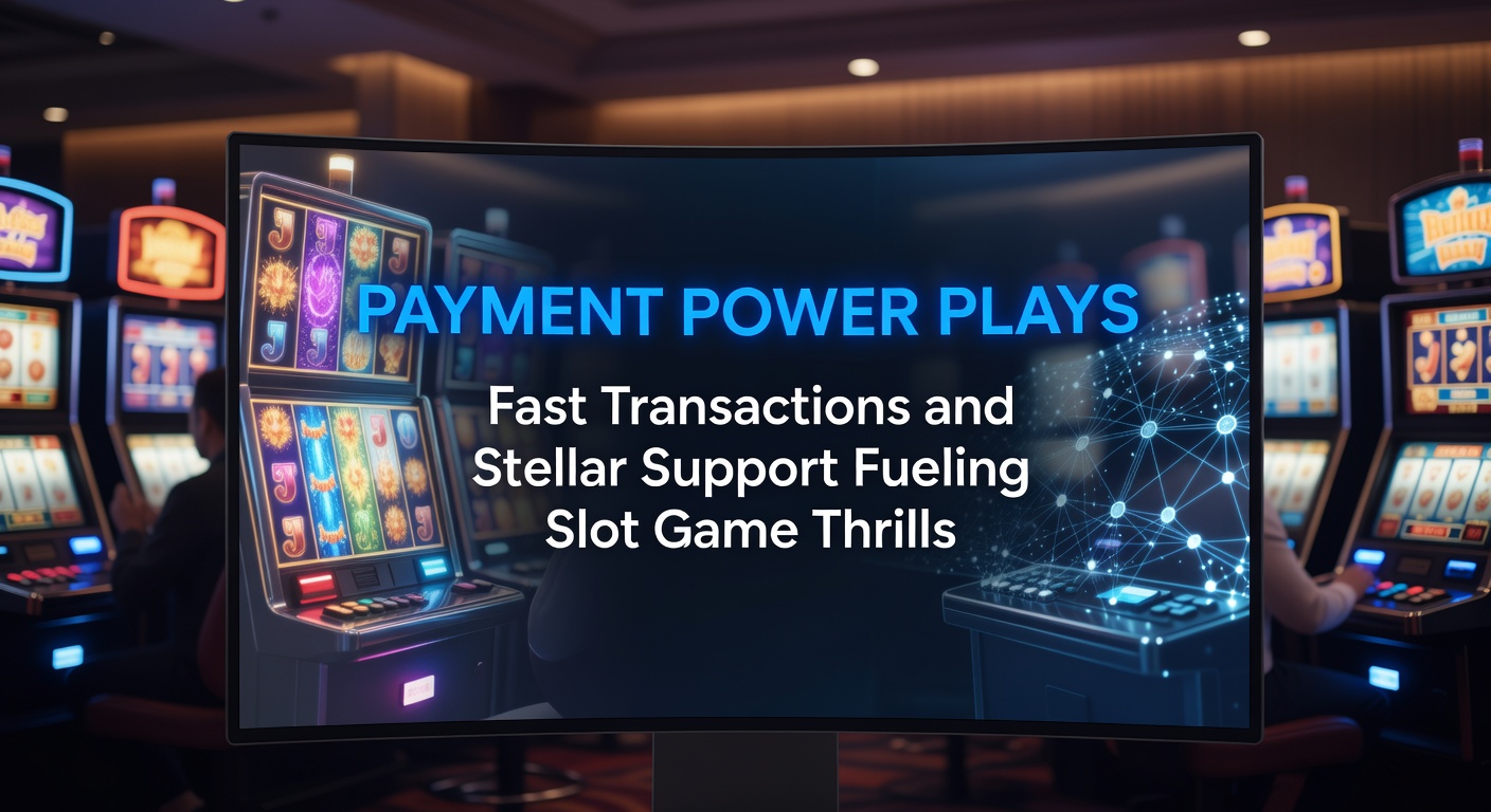 Support agents at glowing desks fielding queries amid slot game visuals, illustrating 24/7 assistance enhancing player experience