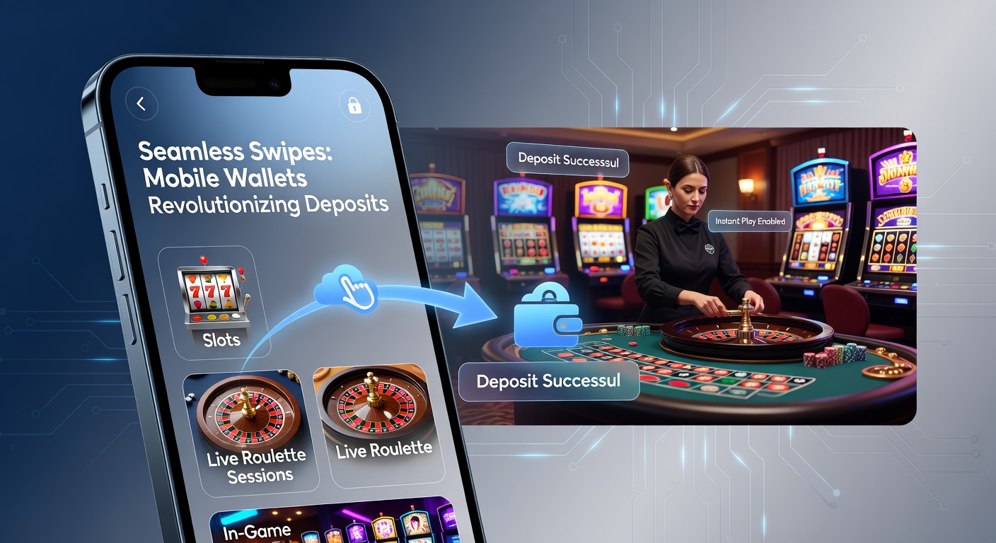 Close-up of a mobile screen showing a live roulette table with a mobile wallet deposit prompt overlay, emphasizing frictionless funding during gameplay